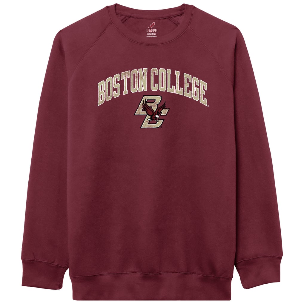  Boston College Eagles League Collegiate Wear Essentials 2.0 Pullover Sweatshirt - Maroon
